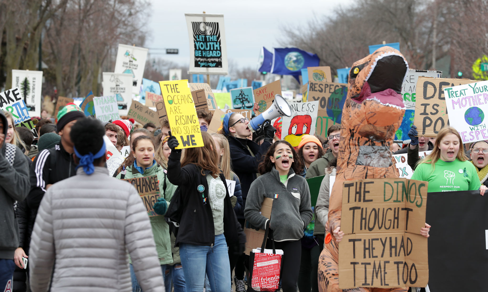 Students march for action on climate change